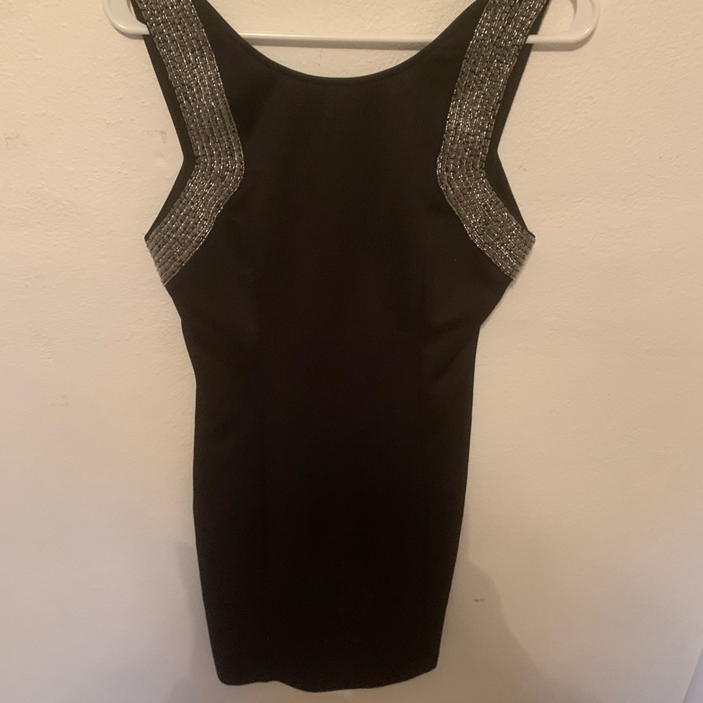 Just Me - Black & Silver Dress